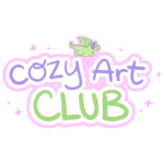 cozy art club logo by Lauren Metzler